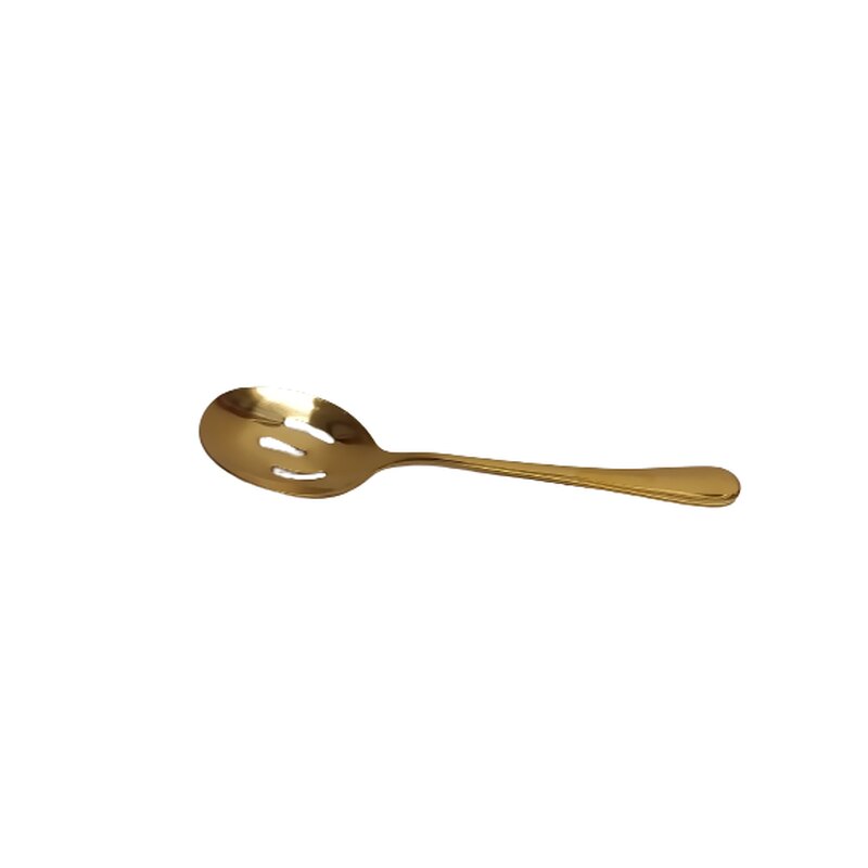 Serveerimislusikas kuldne läikiv vahedega 21.5cm