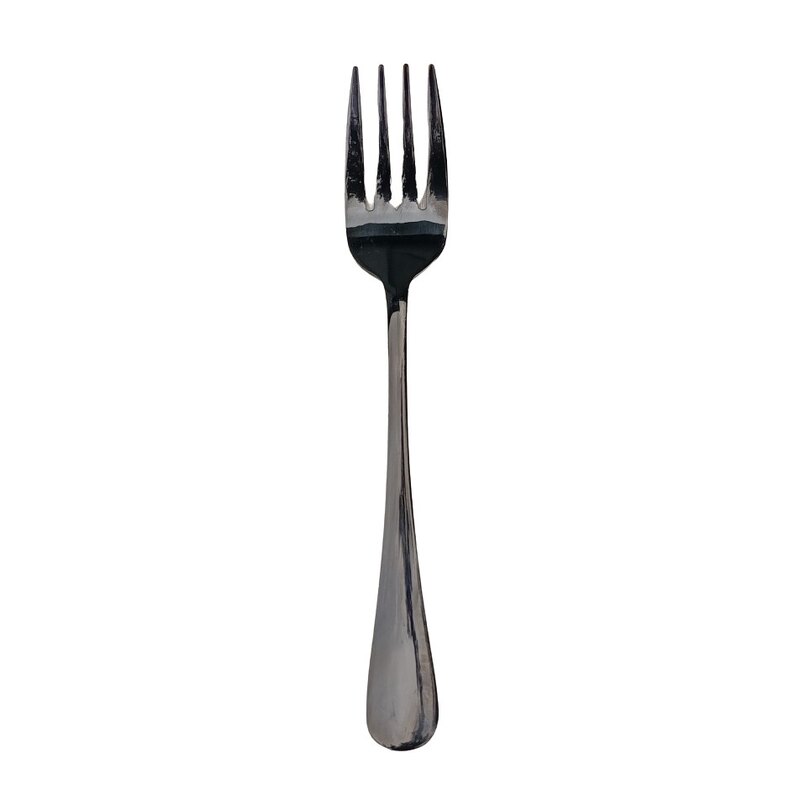 Serveerimiskahvel must läikiv 22.5cm