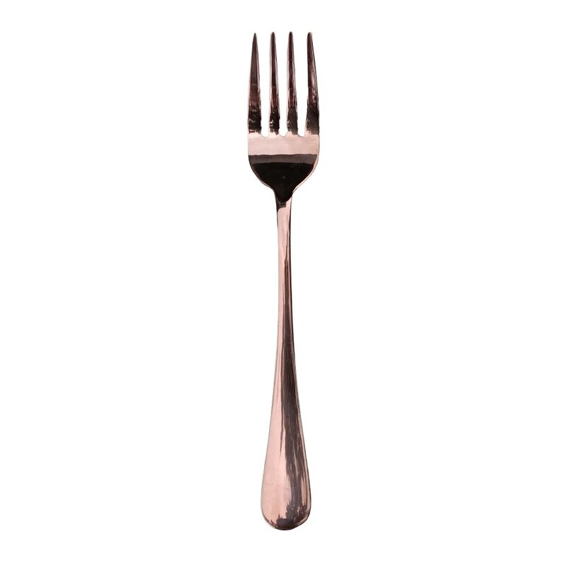 Serveerimiskahvel roosa kuld läikiv 22.5cm