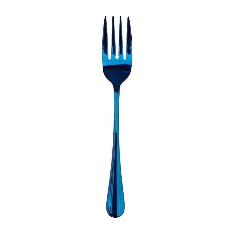 Serveerimiskahvel sinine läikiv 22.5cm