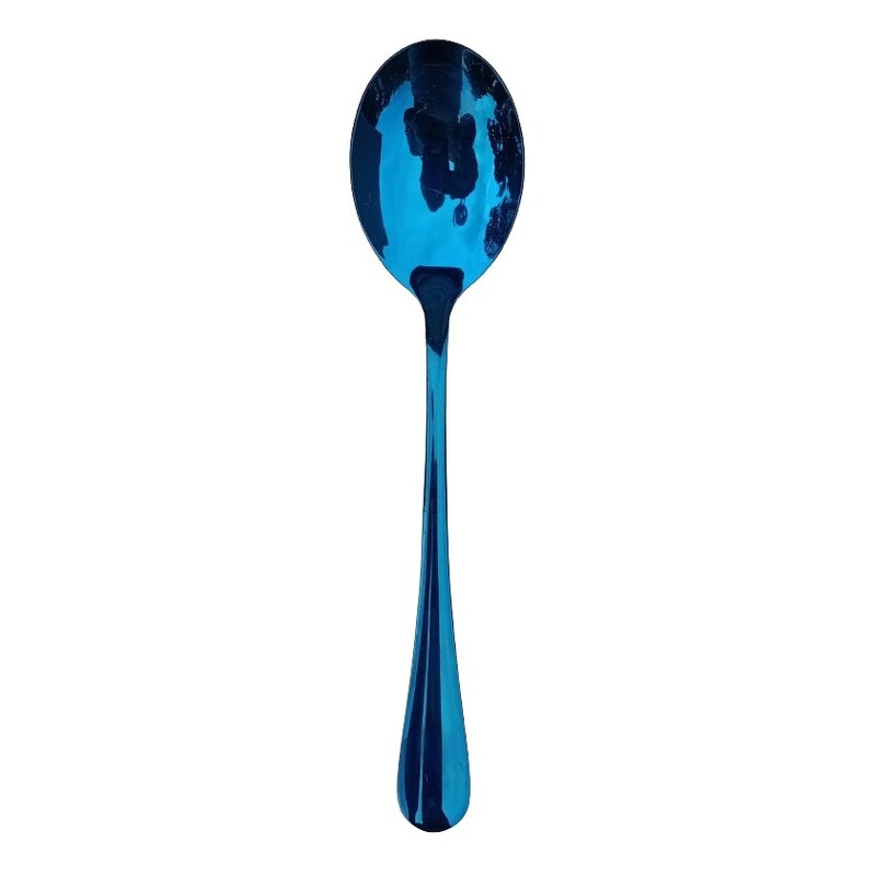 Serveerimislusikas sinine läikiv 21.5cm