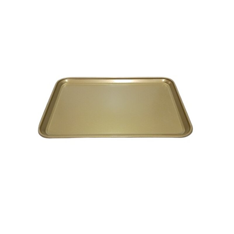 Metallvaagen kuldne kandiline 49x33cm