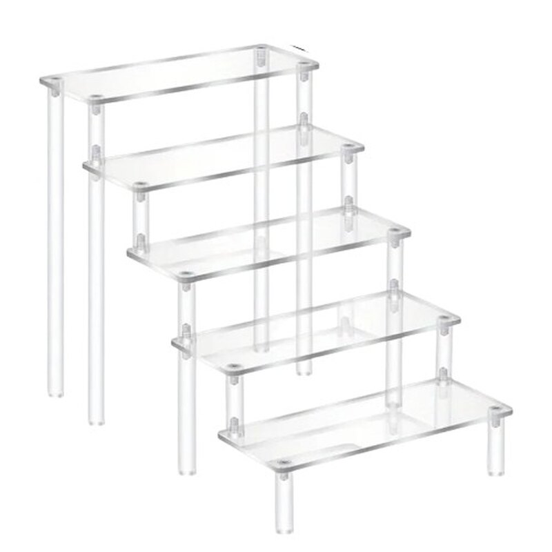 Viiekordne läbipaistev serveerimis vaagen H24.5cm