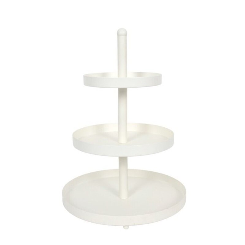 Kolmekordne vaagen valge H55cm 30/25/20 cm