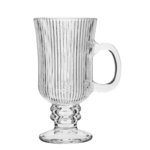 Kuumajoogi klaas/Iiri kohvi klaas läbipaistev mustriga 24cl rent