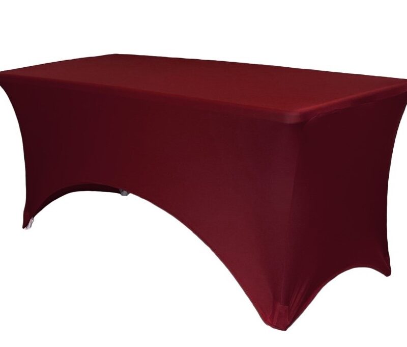 Laud 183x76xH74cm koos punase stretch kattega rent