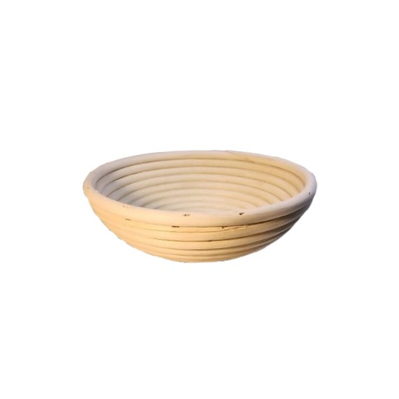 Leivakorv valge rattan Ø20.5H7cm