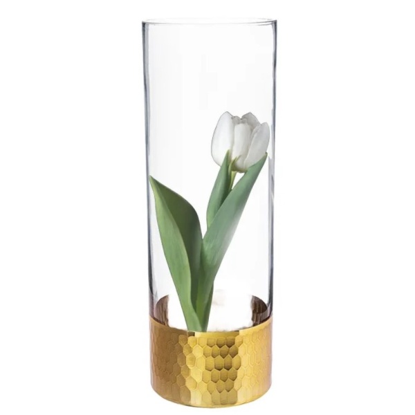 Lillevaas kuldne Ø12.5cm H30cm rent - Image 2