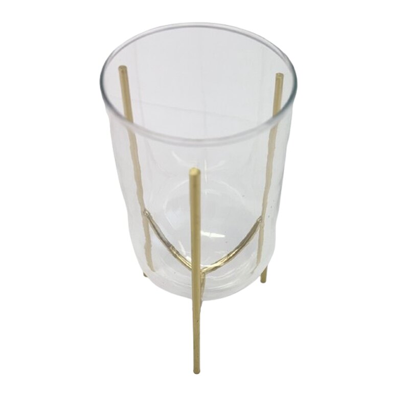 Lillevaas kuldsed jalad H26cm