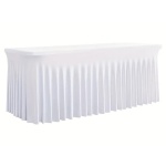 Stretch deluxe valge 183x76xH74cm lauale