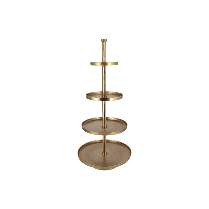 Neljakordne kuldne korrusvaagen H125cm 55/44/34/24 cm