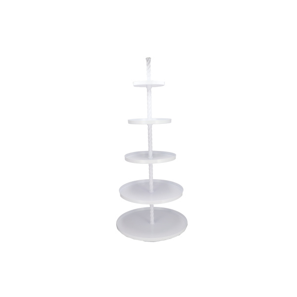 Viiekordne valge vaagen H155cm 63/55/44/34/24 cm rent
