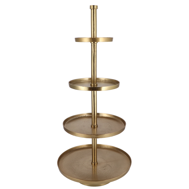 Neljakordne kuldne korrusvaagen H125cm 55/44/34/24 cm