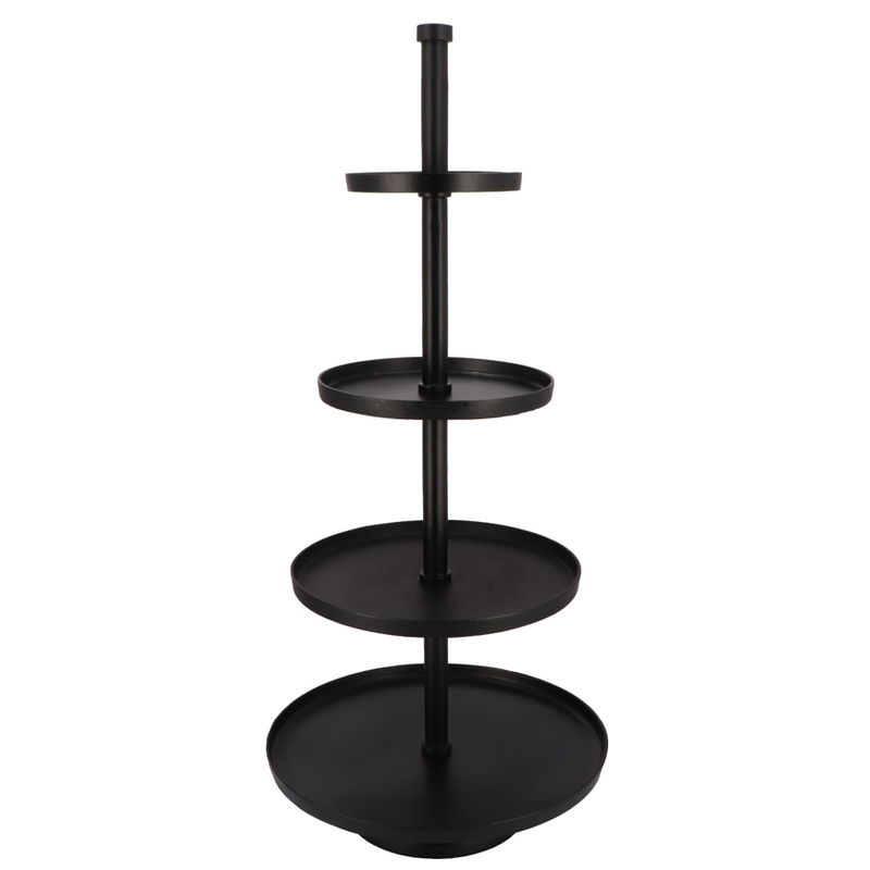 Neljakordne must korrusvaagen H125cm 55/44/34/24 cm