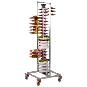 Taldrikute hoidja 84-le taldrikule ratastel rent