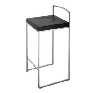 Pukktool hõbe Kubo musta toolipadjaga rent