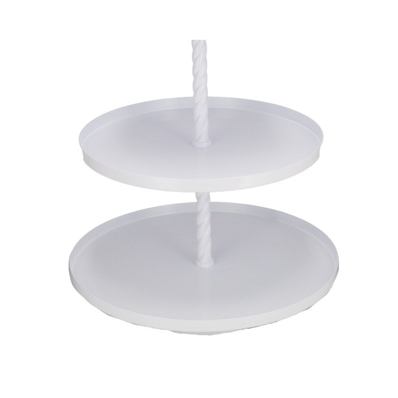 Kahekordne EXTRA lai valge korrusvaagen H70cm alum 55cm/ülem 44cm