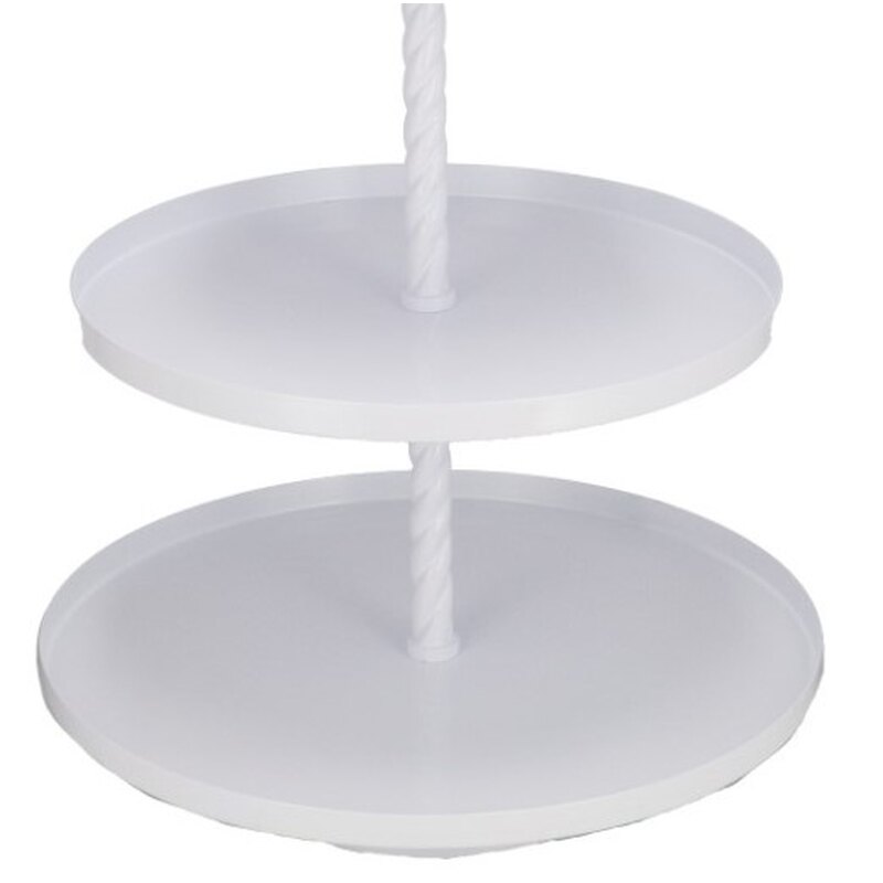Kahekordne EXTRA lai valge korrusvaagen H70cm alum 63cm/ülem 55cm