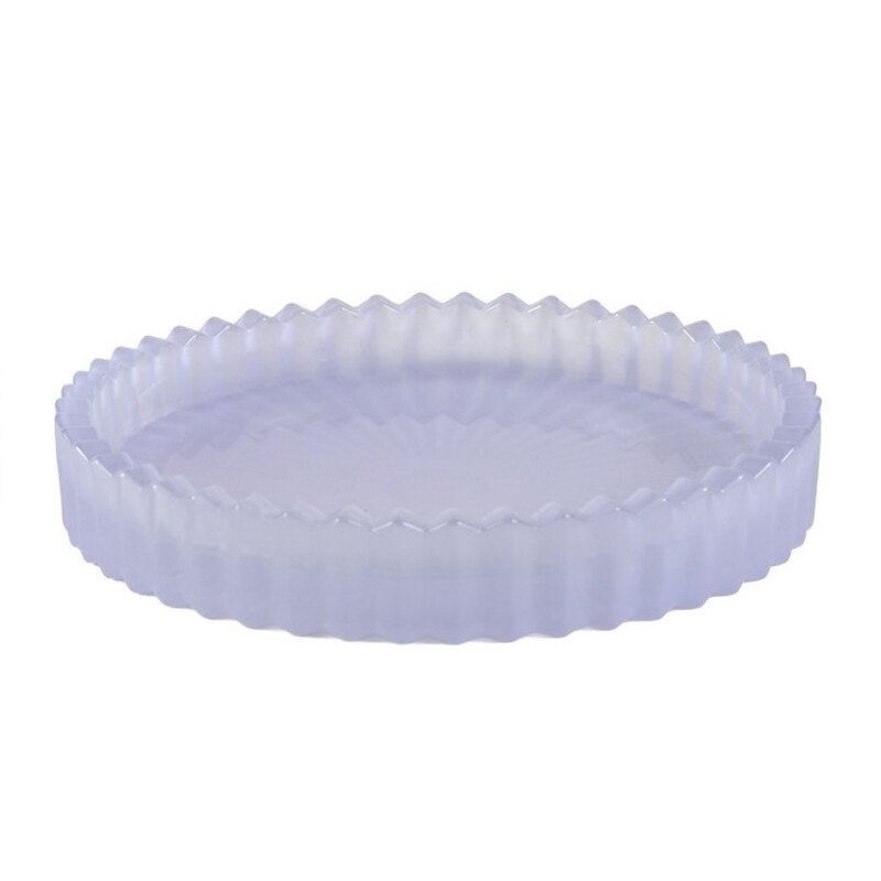 Taldrik klaas Tulip Ø9.5 H1.5cm violett