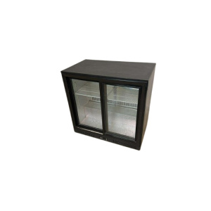 Külmkapp laualaune kahepoolne klaasist liugustega L90 S52 H88cm rent