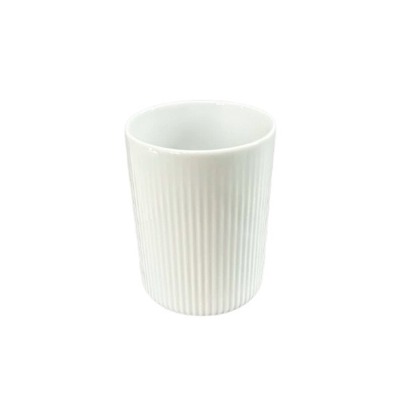 Portselanist tops söögiriistade hoidmiseks triip H15cm x  Ø11cm