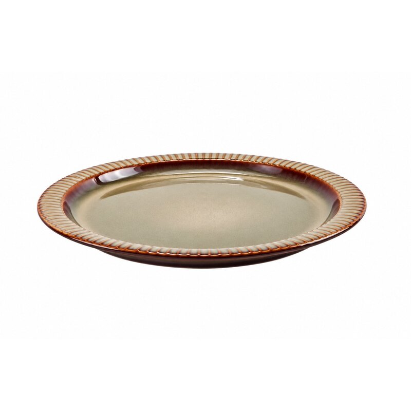 Taldrik Bolivia Stripes Green Sand 21.5cm