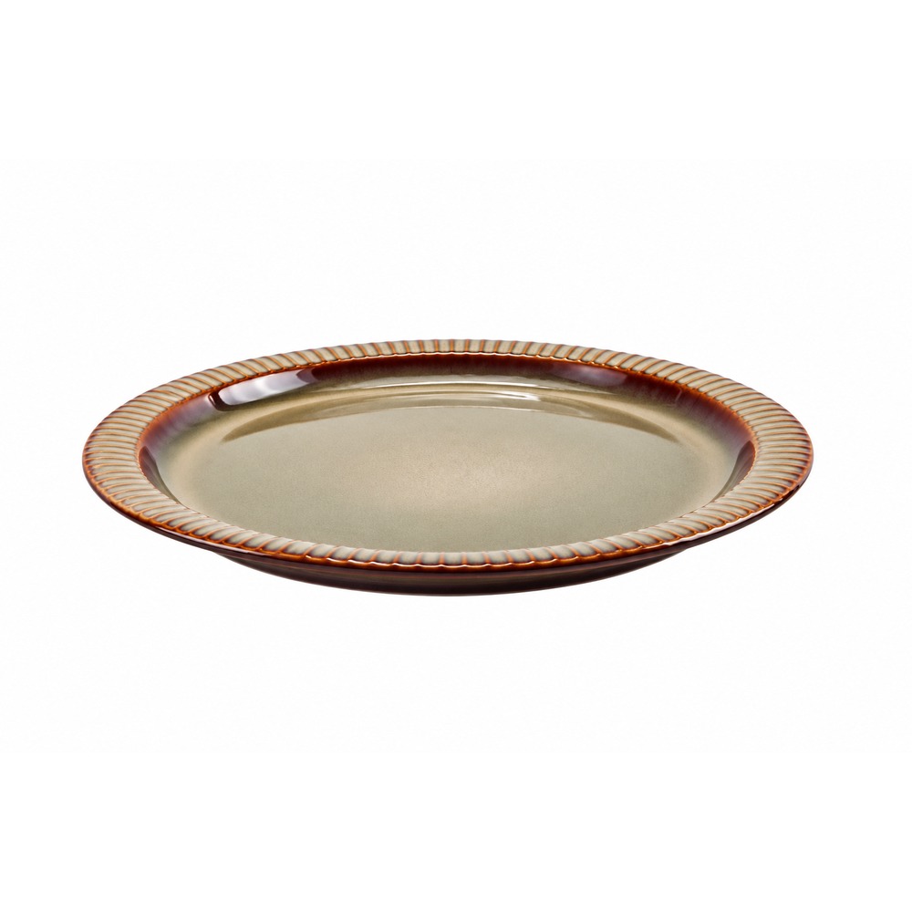 Taldrik Bolivia Stripes Green Sand 21.5cm