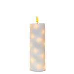 Led stars küünal valge Ø5.5cm H15cm