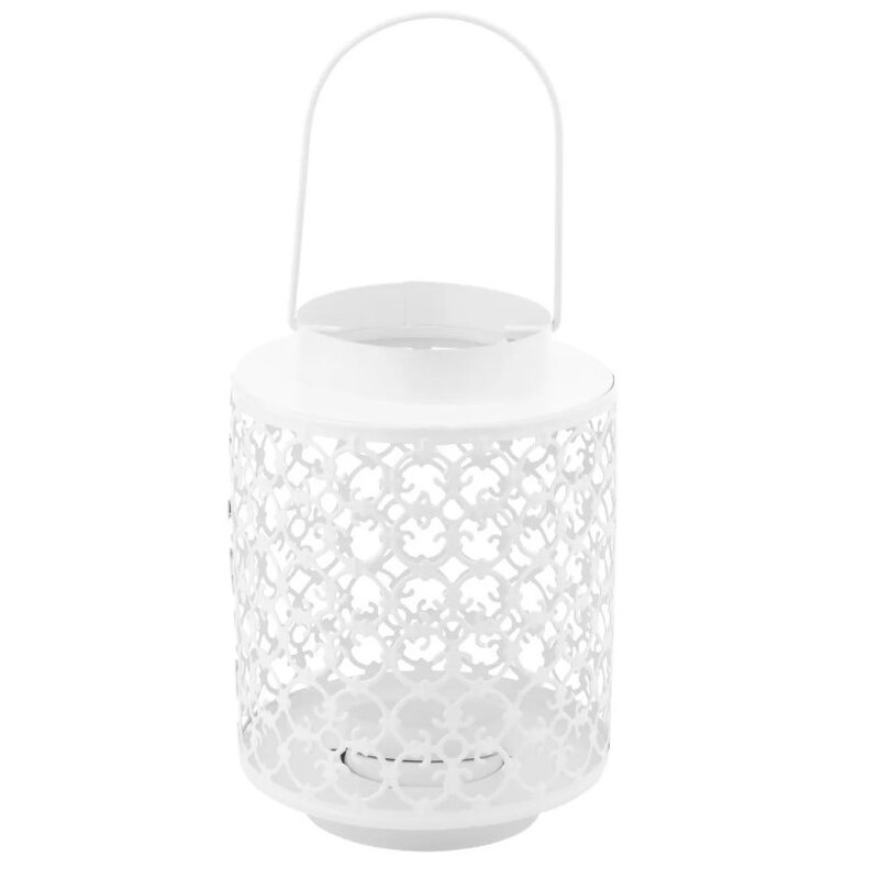 Valge latern sangaga Ø13.5cm x H18.5cm