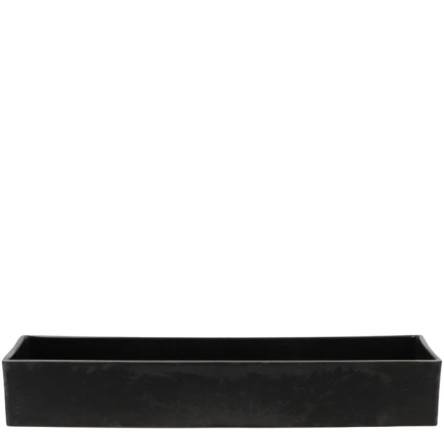 Melamiin must karp söögiriistade hoidmiseks 23cm x 10cm H5cm