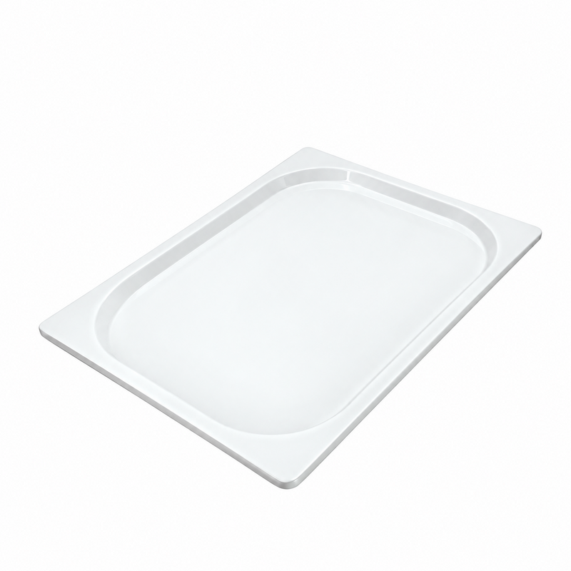 Vaagen VALGE melamiin SÜG1cm 1/2 32,5×26.5cm