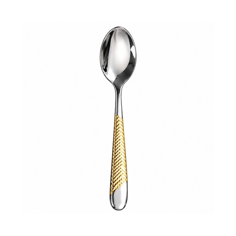 Teelusikas Dorée hõbe kuldne läikiv 13.5 cm