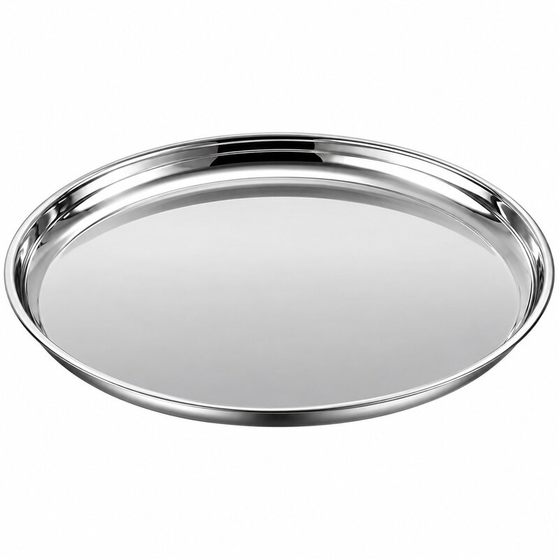 Vaagen läikiv hõbedane i-Ron Ø60cm H2cm