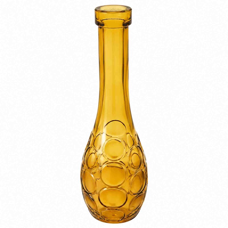 Lillevaas pudel kollane 7cm x H26cm